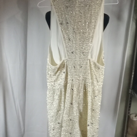Topshop white beaded rompers size 12 - Picture 7 of 10